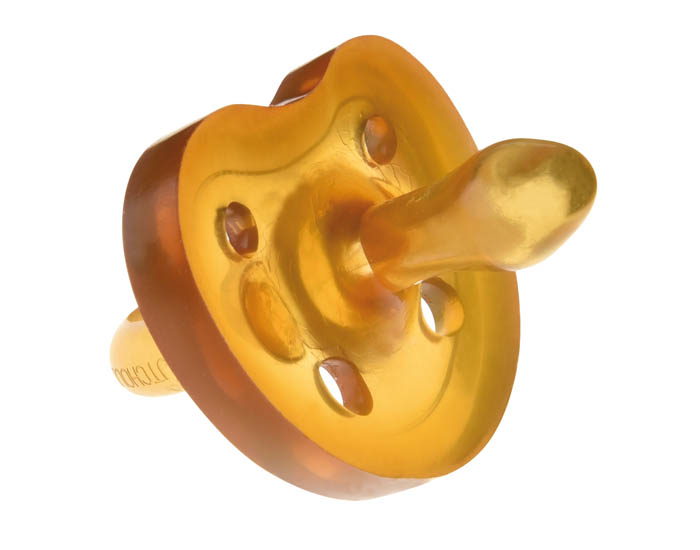 GOLDI Sucette Coeur Apaisante en Caoutchouc Naturel 0 - 3 mois