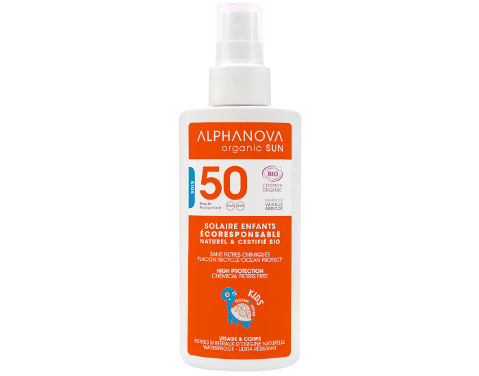 ALPHANOVA Sun Kids Lait Solaire Trs Haute Protection - SPF50 - 125 ml