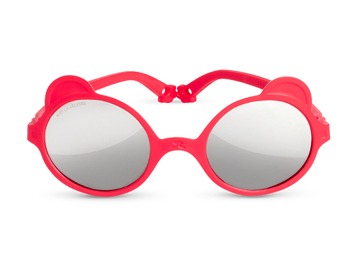 KI ET LA Lunettes de Soleil Bb Ourson - 2-4 ans Rouge