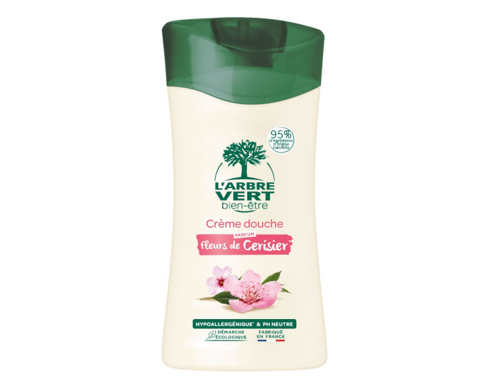 L'ARBRE VERT BIEN-TRE Crme Douche Fleurs de Cerisier