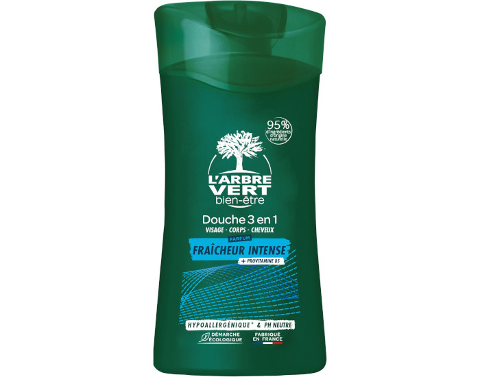 L'ARBRE VERT BIEN-TRE Douche 3 en 1 Homme Provitamine B5 - 250ml