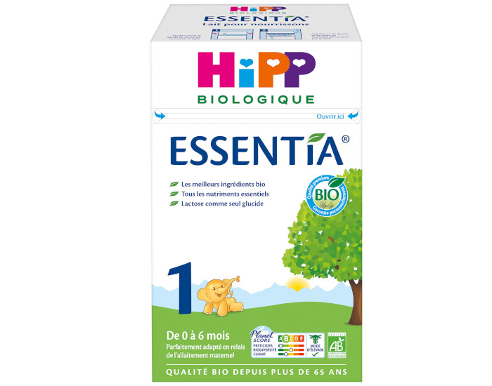 HIPP Lait pour Nourrissons Essentia - 1er Age - 600 g