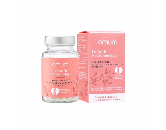 OMUM Complment Alimentaire Nutricosmtique Le Coach Fermet - 60 glules