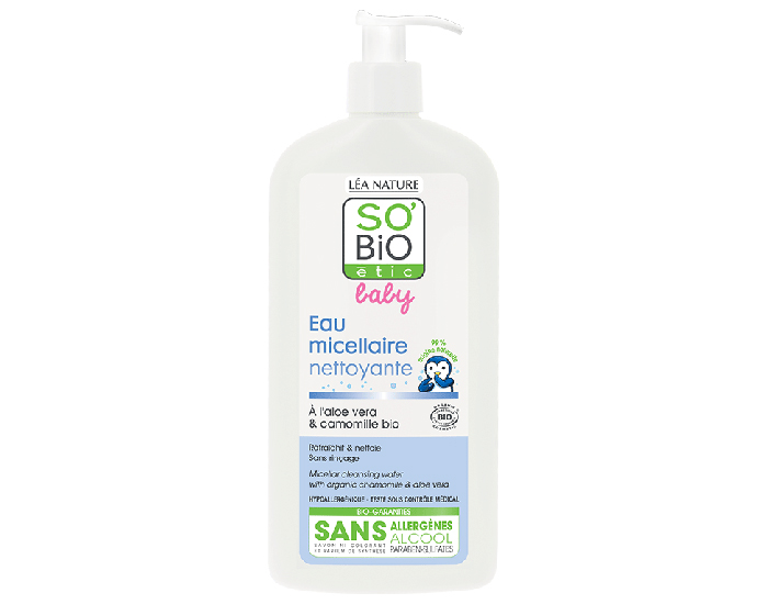 SO'BIO TIC Baby Eau Micellaire Nettoyante  500 ml