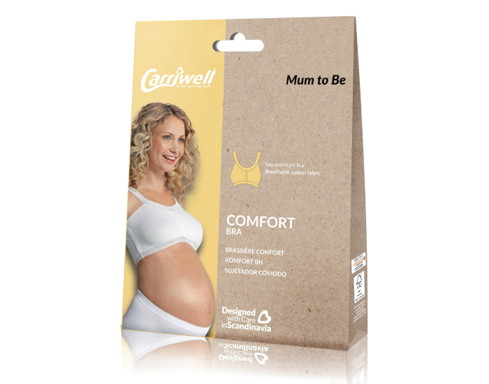 CARRIWELL Brassire Confort de Grossesse - Blanc M