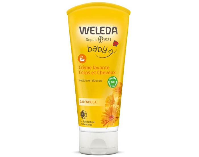 WELEDA Bb Crme Lavante Corps et Cheveux