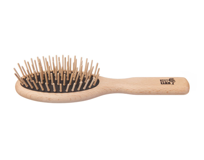 KOST KAMM Brosse ovale en Htre - Picots Droits en Bois Petite