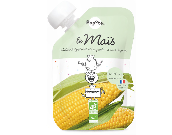 POPOTE Gourde Mas Bio - 120 g - Ds 4/6 mois