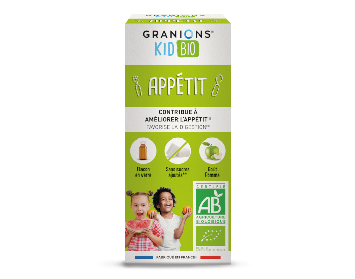 GRANIONS KID BIO Apptit - Ds 3 ans - 125 ml