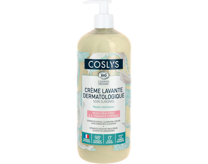 COSLYS Crme Lavante Dermatologique - Haute Tolrance - 1L