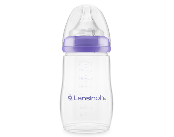 LANSINOH Biberon Natural Wave avec Ttine Pristaltique