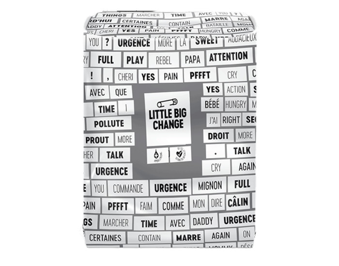 LITTLE BIG CHANGE Couches cologiques Bb - Taille 1 - 2-5 kg