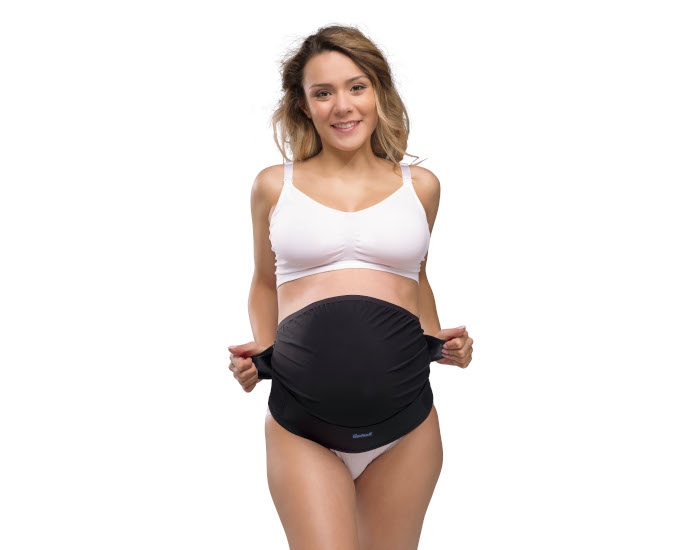 CARRIWELL Ceinture de Grossesse Ventrale Ajustable - Noir