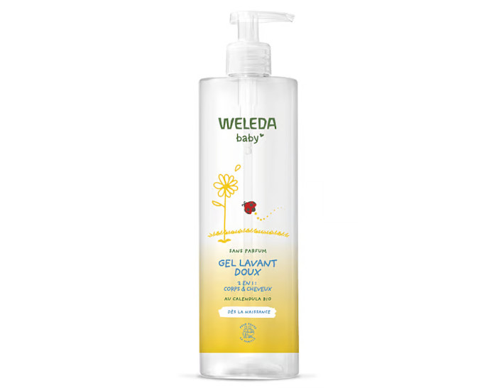 WELEDA Gel Lavant Doux Calendula Sans Parfum  750 ml