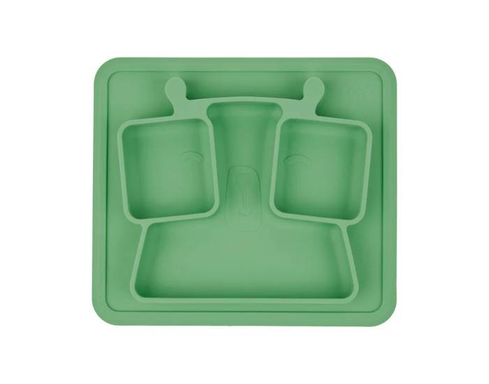 BABYMOOV Assiette  Compartiments Anti-Drapante