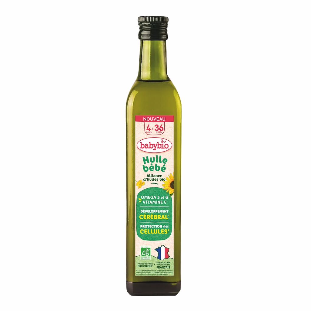 BABYBIO Huile bb 25cl Ds 4 mois