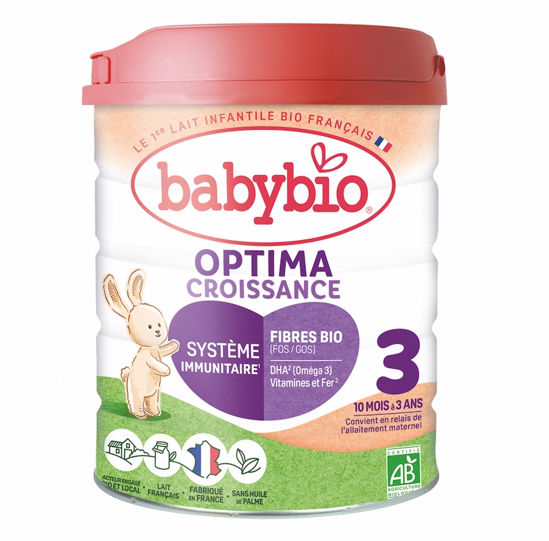 BABYBIO Croissance Optima 3 - Ds 10 mois - 800g