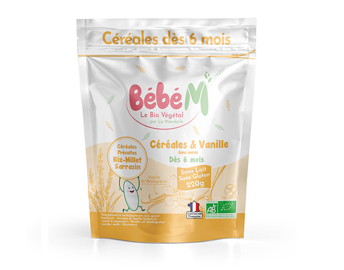 BEBE M Crales Vanille - 220g - Ds 6 mois