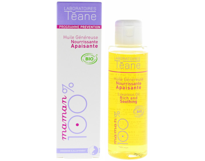 TEANE Huile Gnreuse Apaisante - Grossesse - 100 ml (1)