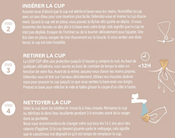 HEVEA Coupe Menstruelle en Caoutchouc Naturel Taille 3 (4)