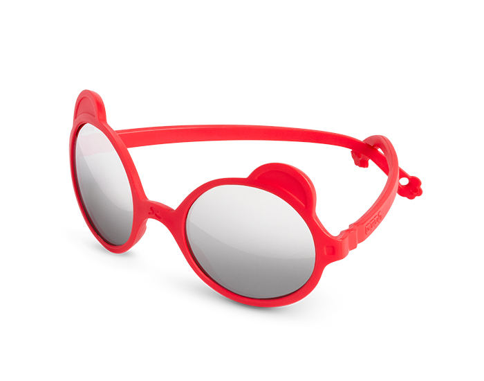 KI ET LA Lunettes de Soleil Bb Ourson - 2-4 ans Rouge (1)