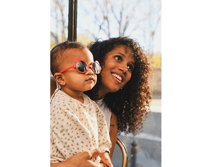 KI ET LA Lunettes de Soleil Bb Ourson - 2-4 ans Rouge (4)