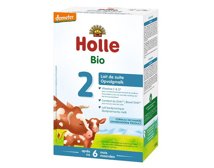 HOLLE Lait de Suite 2 - Ds 6 mois - 600 g (1)