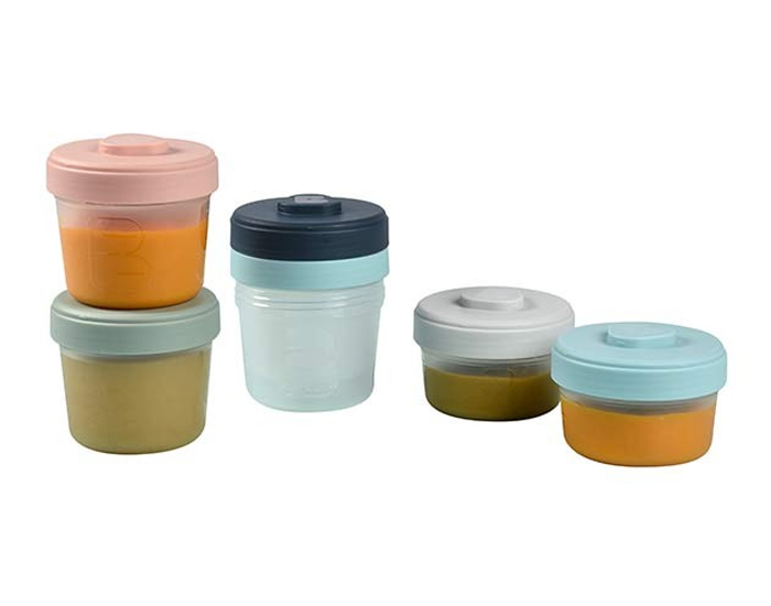BEABA Set de 6 Portions de Conservation Clip - 1er ge (1)