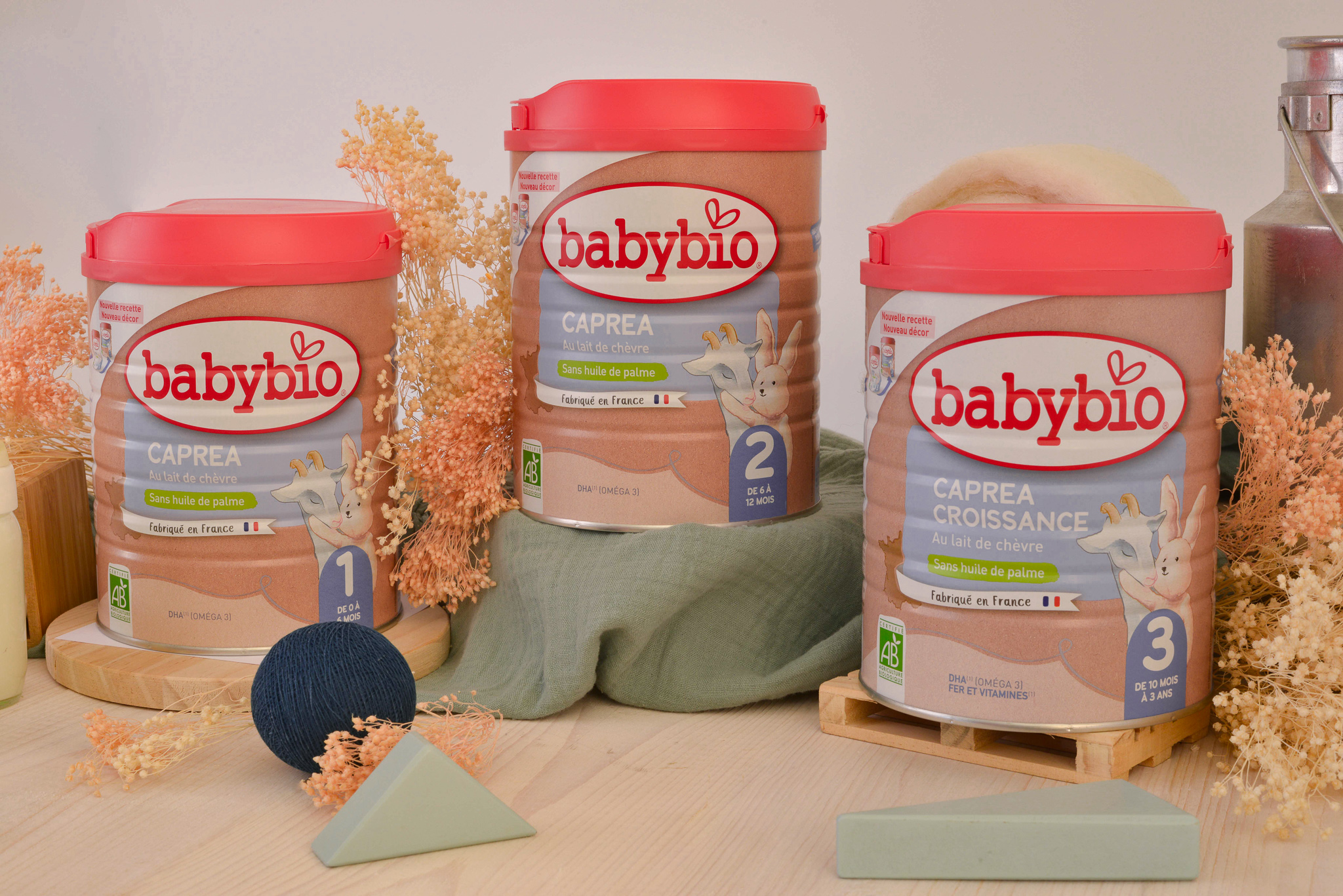 BABYBIO Lait pour Nourrisson 1 Capra - De 0  6 mois - 800g (2)