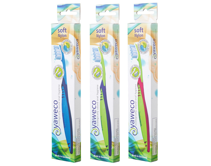 YAWECO Brosse  Dents Nylon - Tte Interchangeable - Soft (2)
