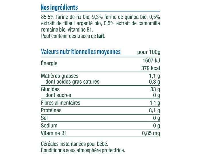 GOOD GOUT Crales Nuit Tilleul Camomille - 200g - Ds 4 mois (4)