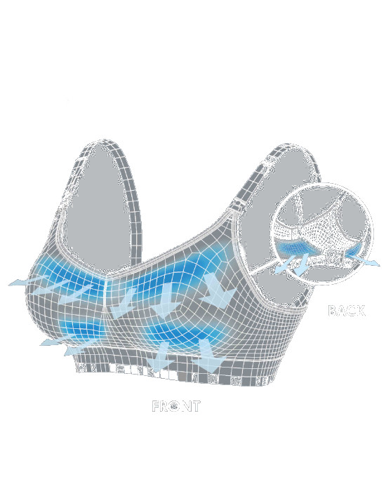 MEDELA Soutien-Gorge de Grossesse et d'Allaitement Ultra-Respirant Keep Cool - Blanc S (2)