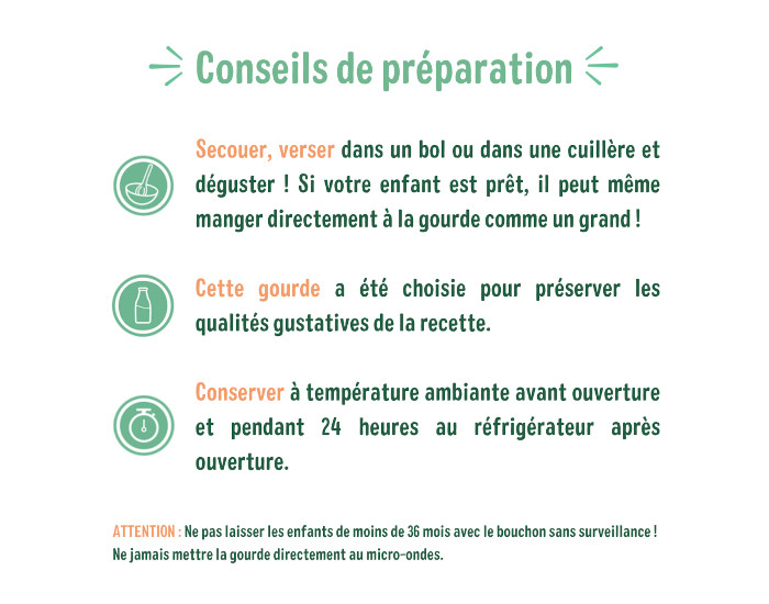 GOOD GOUT Gourde de Fruit pour Bb 120 g - Poire Clmentine - Ds 4 mois (3)