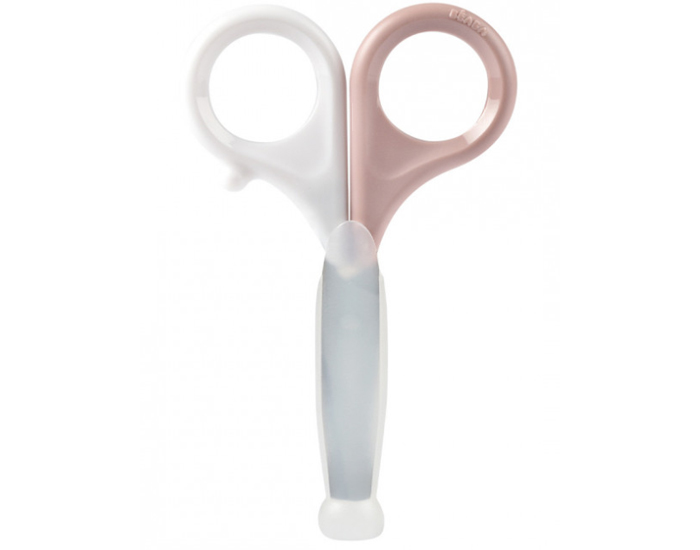 BEABA Ciseaux  Ongles pour Bb Old Pink (1)
