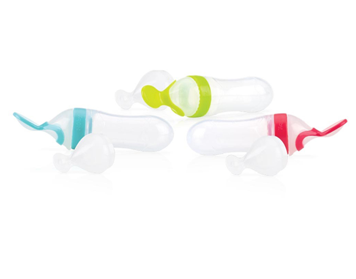 NUBY Biberon Cuillre - A partir de 4 mois Rouge (2)