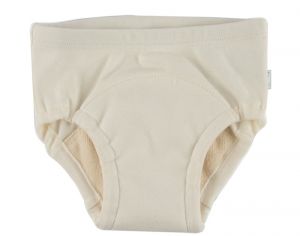POPOLINI Slip avec Insert Absorbant - Ecru 12-24 mois (86/92)