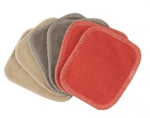 IOBIO Lot de 6 Lingettes Lavables Cosmtiques - 10 x 11 cm