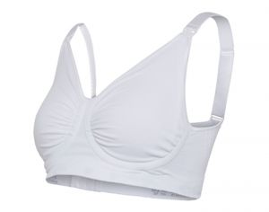 CARRIWELL Soutien-Gorge d'Allaitement Carri Gel - Armatures Gel - Blanc L