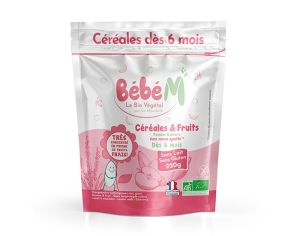BEBE M Crales et Fruits - 220g - Ds 6 mois