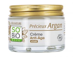 SO'BIO TIC Crme de Jour Anti-ge  l'Argan Bio - 50 ml