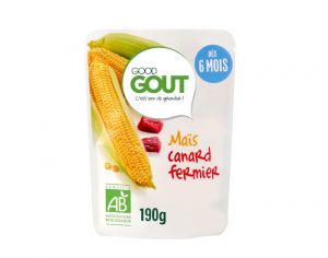 GOOD GOUT Petit Plat Bb Mas Canard Fermier - 190 g  - Ds 6 mois
