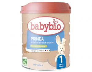 BABYBIO Lait pour Nourrisson 1 Primea - De 0  6 Mois - 800g