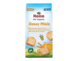 HOLLE Mini Biscottes Miel et Beurre pour Bb - 100 g - Ds 8 mois