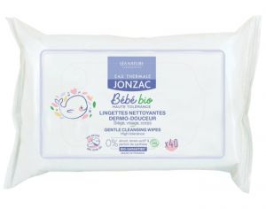EAU THERMALE JONZAC Bb Lingettes Nettoyantes Dermo-Douceur - 40 lingettes