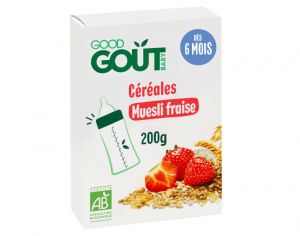 GOOD GOUT Muesli Fraise Bb - 200 g - Ds 6 mois