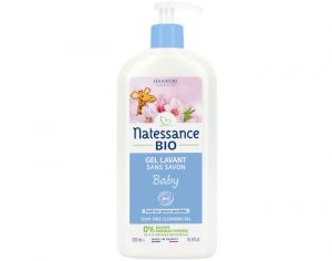 NATESSANCE Bb Gel Lavant Sans Savon Bio - 500 ml