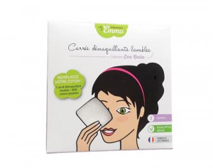 LES TENDANCES D'EMMA 3 Carrs Dmaquillants Lavables - Eucalyptus