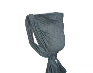 STORCHENWIEGE Echarpe de Portage - Leo Gris 4,10 m