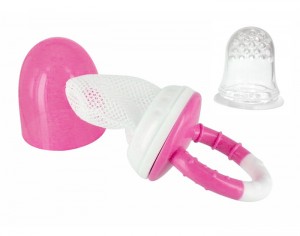 DBB REMOND Sucette Dcouverte Got 2 en 1 Silicone ou Filet - Rose Translucide