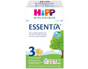 HIPP Lait Croissance Essentia - 3me Age - 600 g